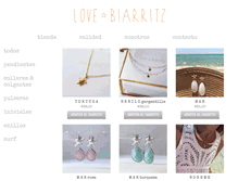 Tablet Screenshot of lovebiarritz.com